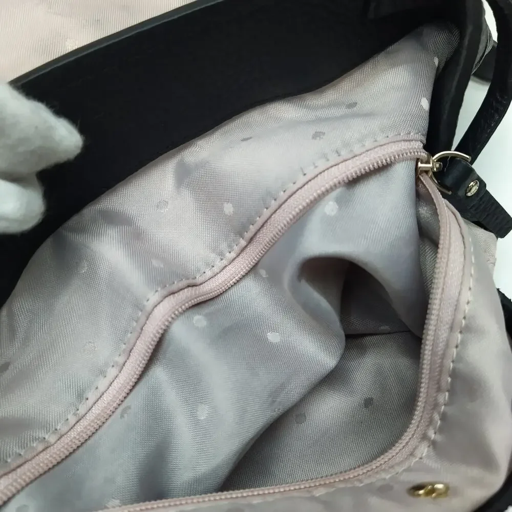 kate spade Black Leather Backpack